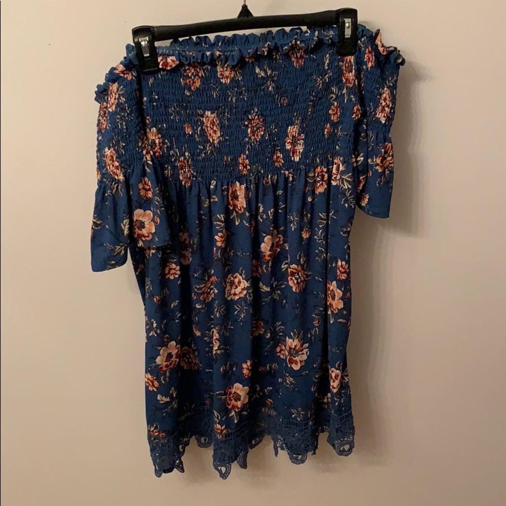 Target scrunch off the shoulder dress